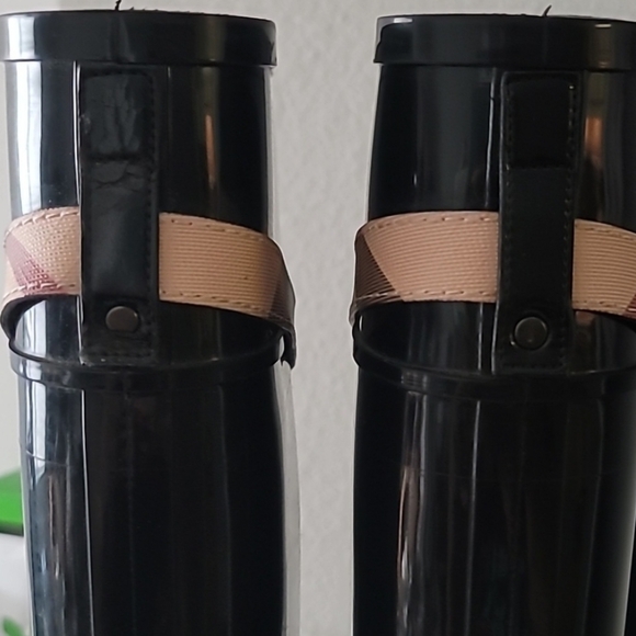 🖤🤎Burberry Kenyon Nova Belt Rain Boots Sz11 / 41🤎🖤 - Picture 8 of 10